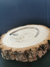 Load image into Gallery viewer, 2 Tone Silver Bangle
